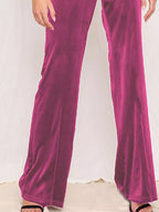 Full Size Velvet Wide Leg Pants Plus (3)