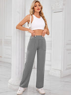 High Waist Active Pants Pockets (10)