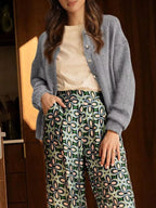 Button-down Dropped Shoulder Cardigan (13)