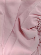 Puff Sleeve Tie Front Slit Midi Dress (8)