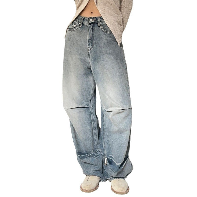 Street Washed Vintage Loose Jeans photo 10