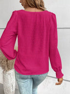 Swiss Dot Long Sleeve Blouse (12)