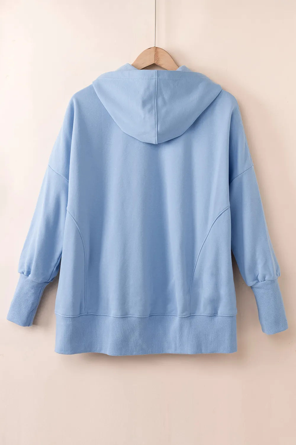 Quarter-snap Dropped Shoulder Hoodie (20)
