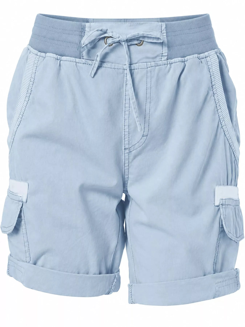 Full Size Drawstring Cargo Shorts Plus (37)