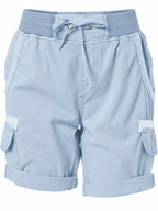 Full Size Drawstring Cargo Shorts Plus (37)