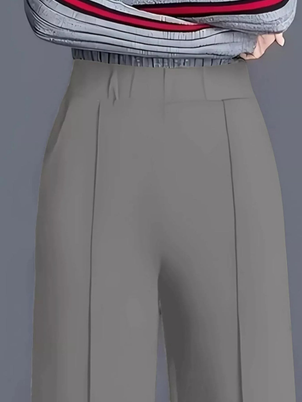 Wide Leg High Waist Pants (10)