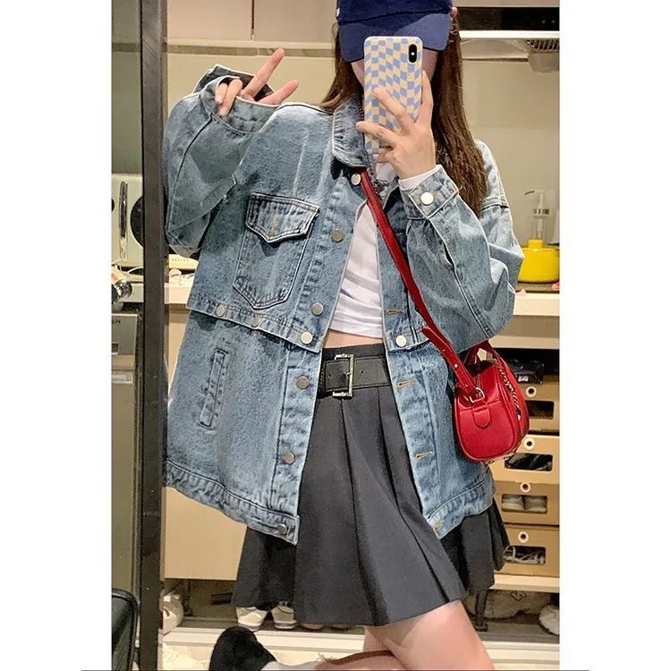 Vintage Denim Jacket Detachable Top photo 5