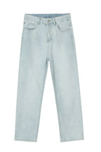 Washed Straight-leg Slim Jeans (3)