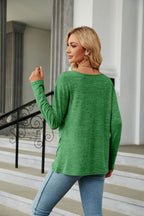 Round Neck Long Sleeve T-shirt (9)