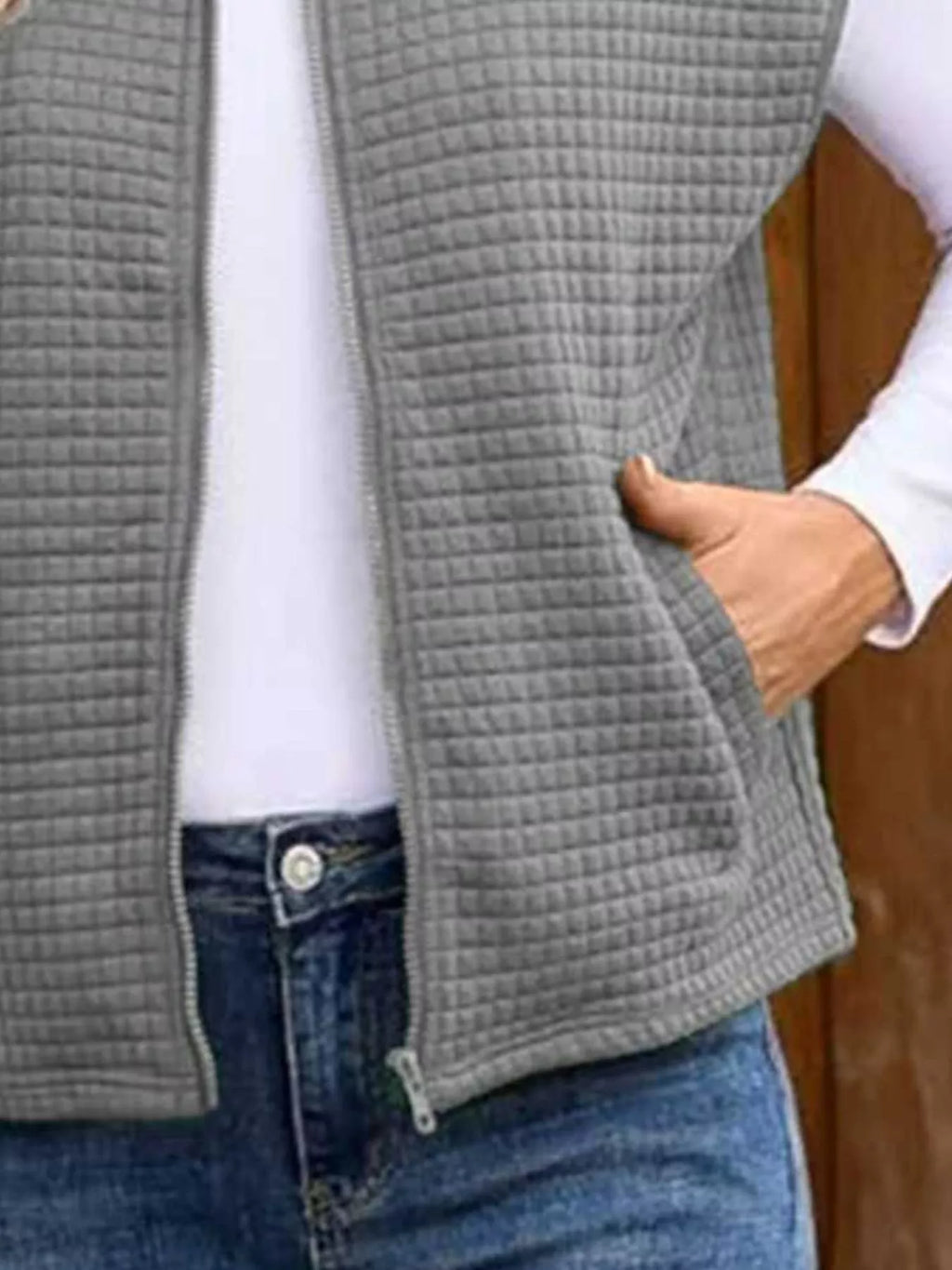 Zip-up Vest Coat (8)