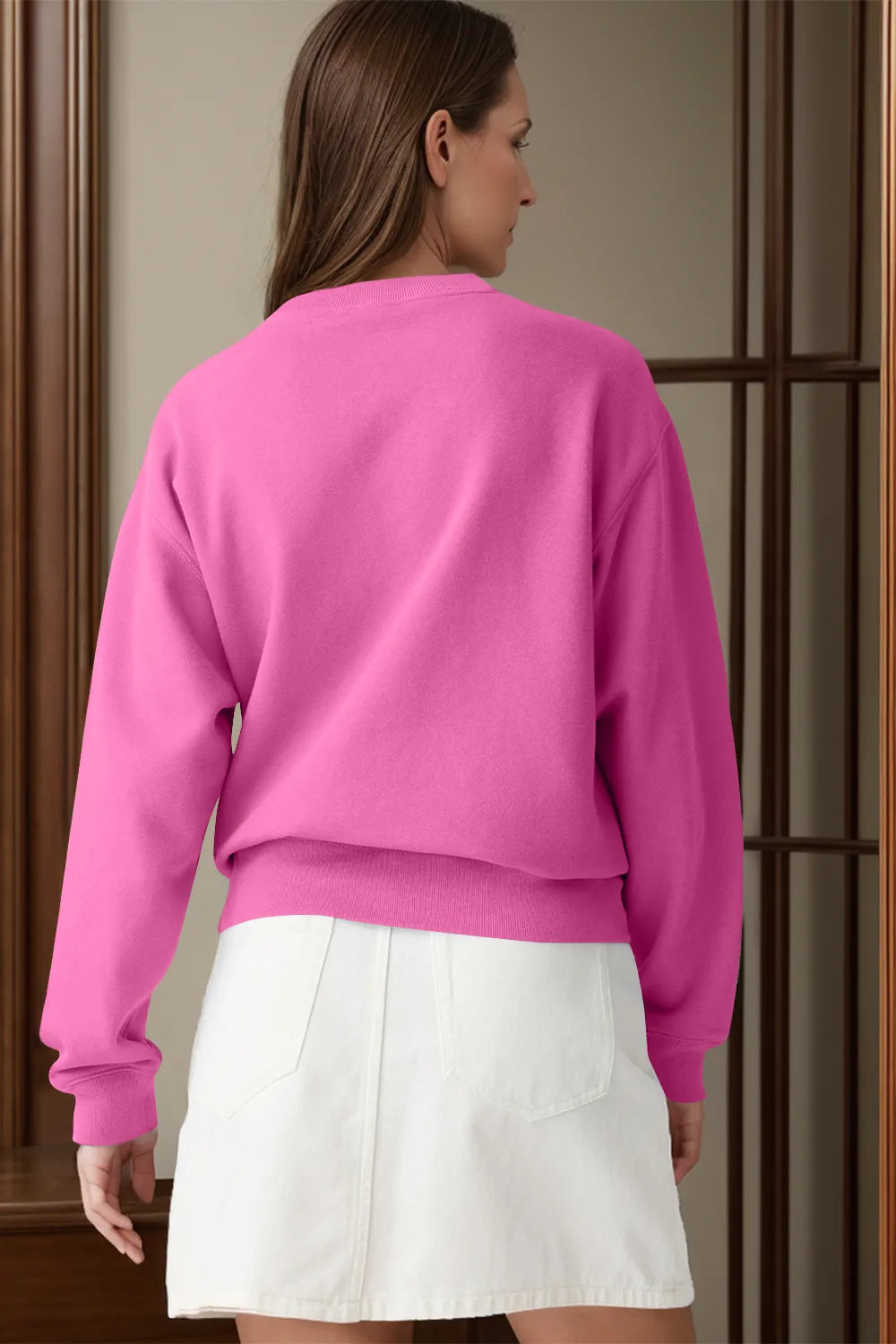 Round Neck Long Sleeve Sweatshirt (9)