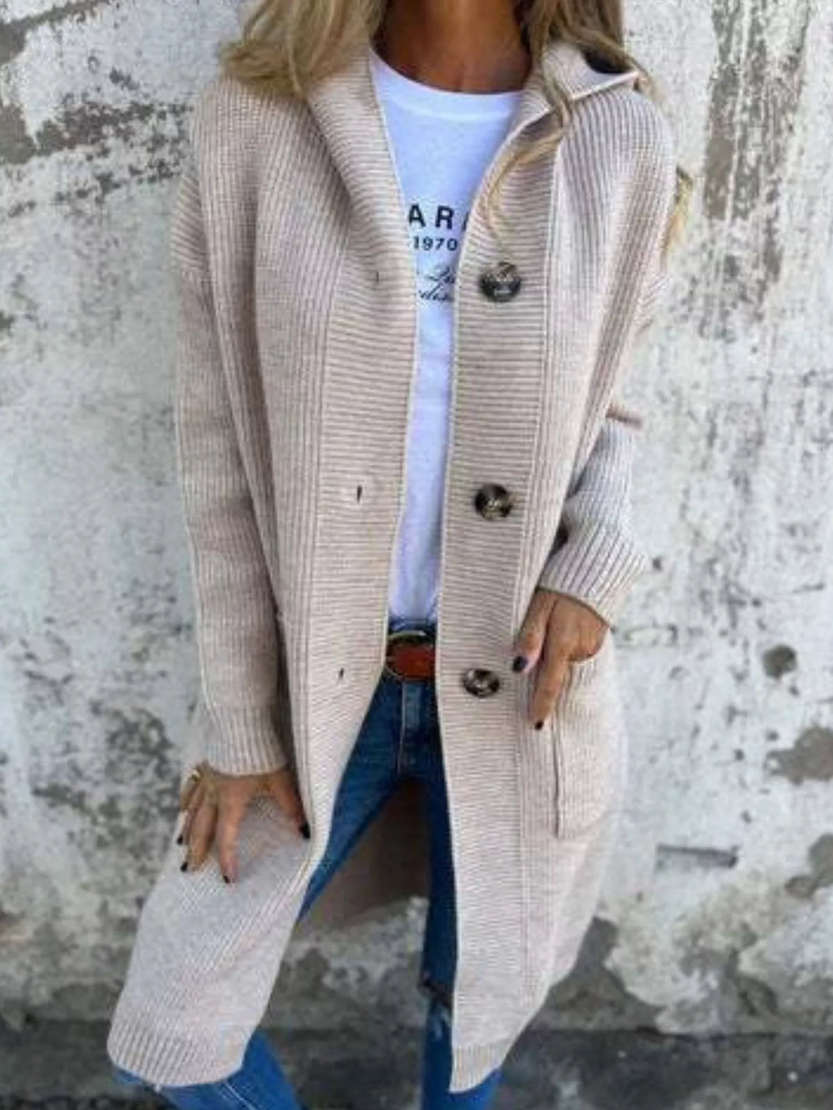 Full Size Button-down Hooded Cardigan Plus