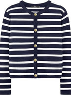 Striped Button-up Cardigan (18)