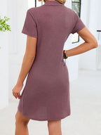 Johnny Collar Short Sleeve Dress (23)