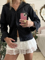 Printed Button-down Long Sleeve Shirt (19)