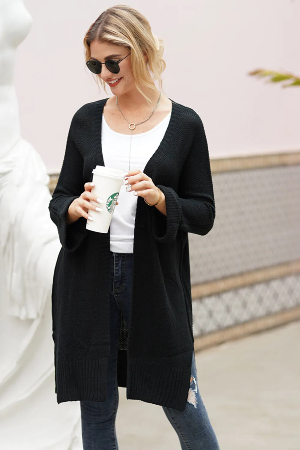 Open Front Long Sleeve Cardigan (11)