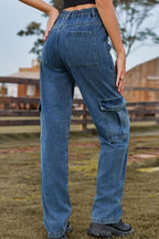 Loose Fit Long Jeans Pockets (2)