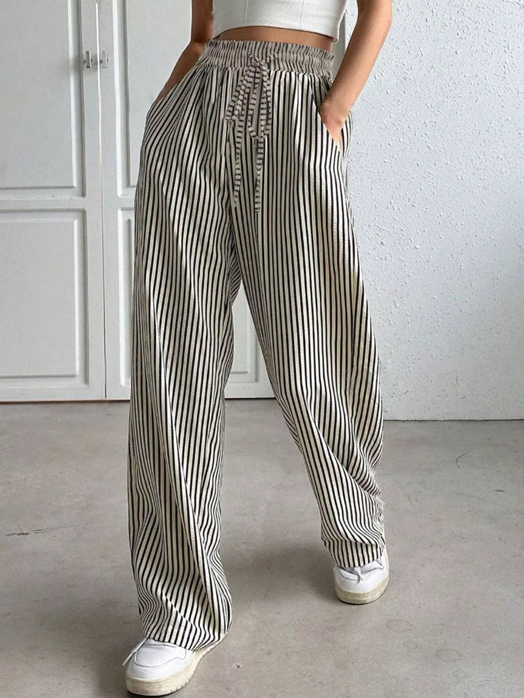 Striped Wide Leg Pants (18)
