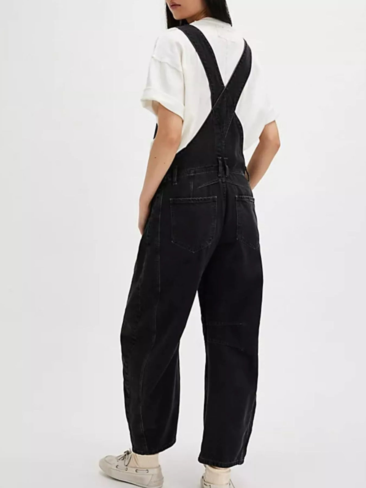 Wide Strap Wide Leg Denim Overalls (13)