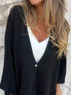 Full Size Oversized Button-up Cardigan Plus (5)
