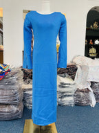 Bell Sleeve Slim Knitted Dress photo 1