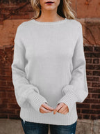 Tied Back Long Sleeve Sweater (11)