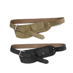 Retro Brown Suede Wide Belt photo 2