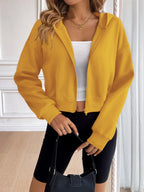 Zip Up Dropped Shoulder Hooded Jacket (23)