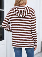 Striped Dropped Shoulder Hoodie (22)