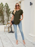 Round Neck Short Sleeve T-shirt (16)