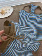 Striped Tank Top Shorts Set (11)