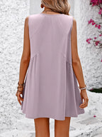 V-neck Sleeveless Mini Dress (15)