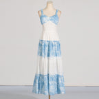 Print High Waist Slim Dress photo 3