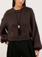 Oversized Chunky Knit Sweater (9)