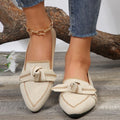 Point Toe Mesh Flat Slip-ons (6)