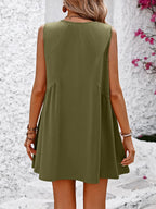 V-neck Sleeveless Mini Dress (19)