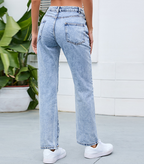 Ripped Washed Loose Skinny Jeans photo 4