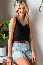 Knot Detail V-neck Tank (11)