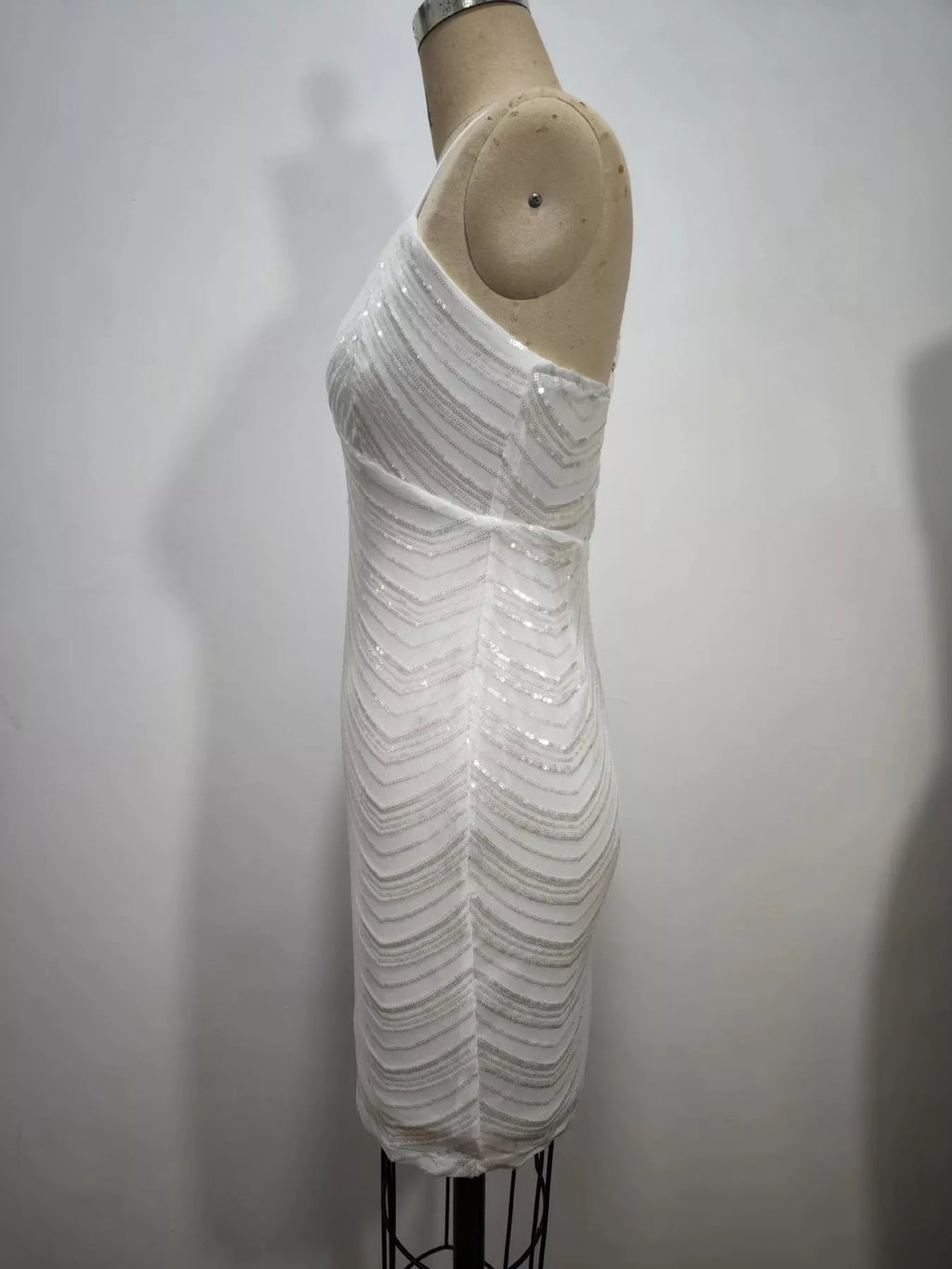 Sleeveless Sequin Embellished Bodycon Mini Cami Dress (3)