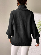 Turtleneck Long Sleeve Sweater (5)
