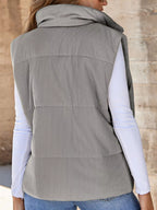 Corduroy Zip Up Vest Coat (21)