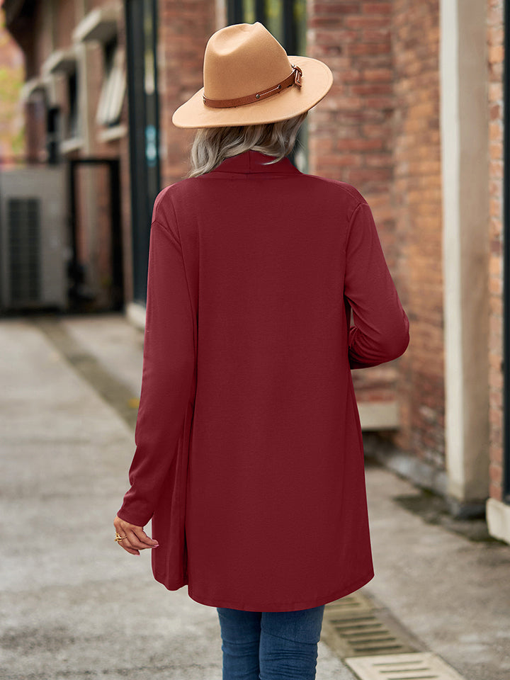Open Front Long Sleeve Cardigan (2)