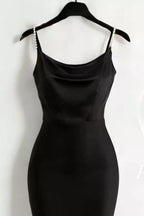 Pearl Strap Cowl Neck Satin Maxi Dress (11)