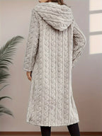 Cozy Hooded Button Up Longline Outerwear (11)