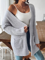 Open Front Long Sleeve Cardigan (3)
