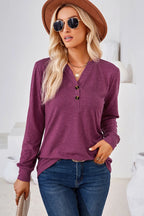 Notched Long Sleeve T-shirt (23)