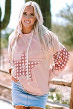 Drawstring Star Long Sleeve Hoodie (2)