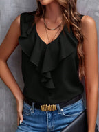 Ruffled V-neck Tank (16)