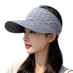 Knitted Baseball Cap Outdoor Sports Sun Hat photo 5
