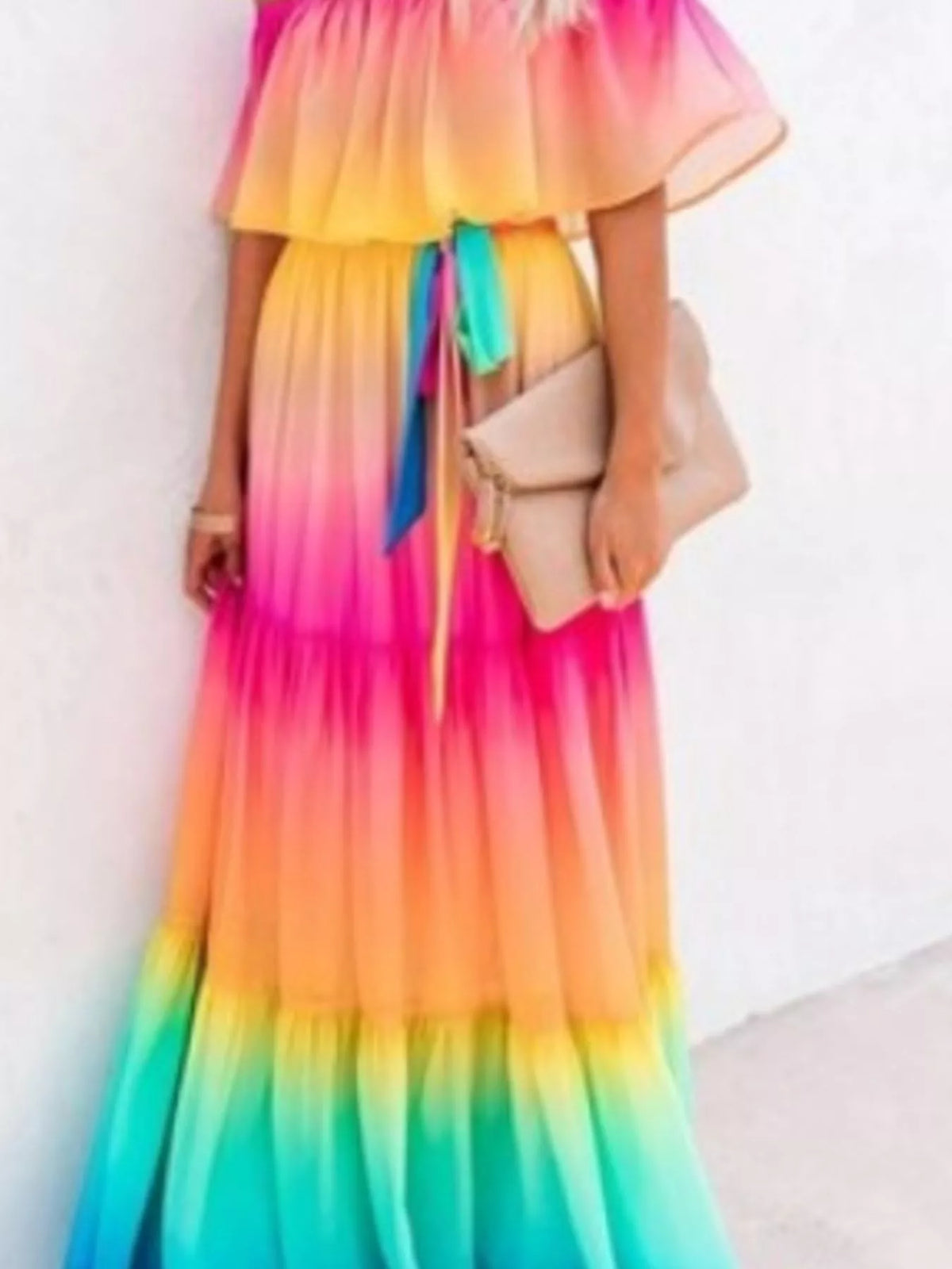 Full Size Off-shoulder Tiered Maxi Dress Plus (7)